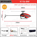 Wltoys XK K110s RC Helicopter BNF 2.4G 6CH 3D 6G System Brushless Motor RC Quadcopter Remote Control Drone Toys For Kids Gifts