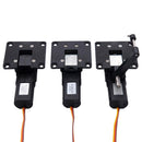 55g Servoless Retract with Metal Block Quad Electric Retractable Landing Gear Nose 15091M For 3-5kg  RC Fix Wing Airpalne