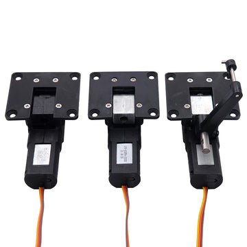 55g Servoless Retract with Metal Block Quad Electric Retractable Landing Gear Nose 15091M For 3-5kg  RC Fix Wing Airpalne