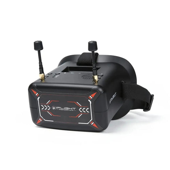 IFlight 4.3 Inch FPV Analog Goggles with DVR Function 40CH 5.8GHz Built-in 3.7V/2000mAh Battery for Drone Racing And Flying