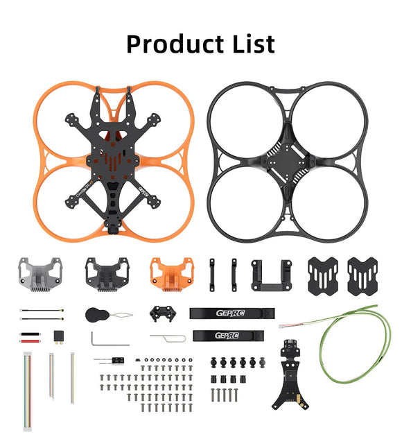 GEPRC GEP-CL30 V3 O4 PRO 3Inch Drone Carbon Fiber Black Orange RC FPV Quadcopter Helicopter Replacement Accessories Parts