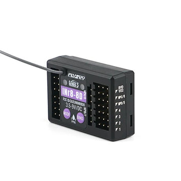 Flysky INr8-8D 2.4GHz 8CH AFHDS 3 Wasserdichter RC-Empfänger mit integrierter Beleuchtungssteuerung Kompatibel mit NB4 NB4+ NB4PRO NB4 PRO - 0
