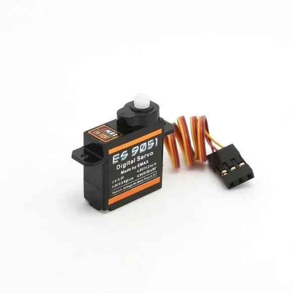 EMAX Новый сервомотор ES9051 ES9251 4,3 г/2,5 г Digit алюминиевый, пластиковая шестерня, крутящий момент 0,8 кг для 3D-самолетов F3P