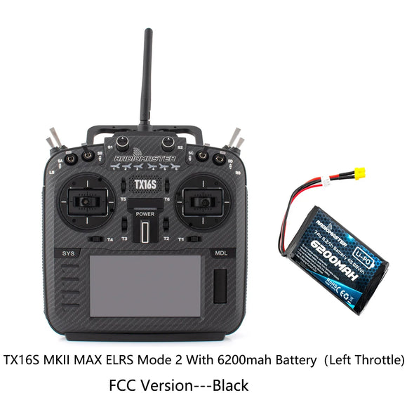 RadioMaster TX16S MKII MAX Radio Control System ExpressLRS Multi-protocol 4in1