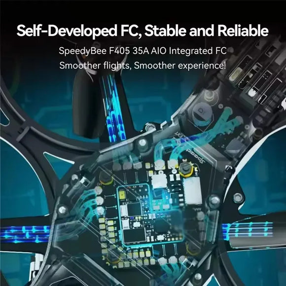 SpeedyBee Bee25 2.5inch HD FPV Drone ELRS 2.4G TBS Version For O4 O3 Air Unit Runcam Link RC FPV Cinewhoop Drone Airplane