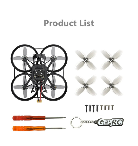 GEPRC DarkStar20 WTFPV Cinewhoop Quadcopter 5.8G UFL Antenna F41 1-2S AIO ELRS2.4G / TBS Nano RX Receiver FPV Drone