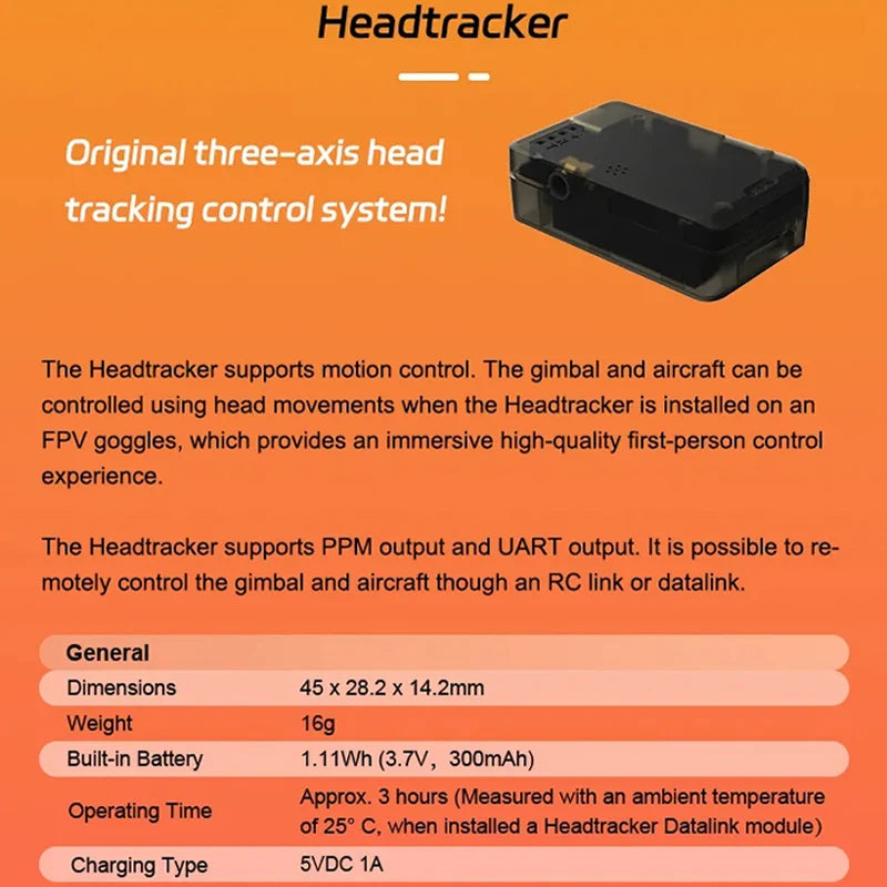 XF Robot 3Axis FPV Headtracker Module PPM UART Output FPV Drone | ZoneFPV