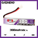 5PCS GAONENG GNB 1S 300mAh 3.8V 60C HV 4.35V Lipo Battery PH2.0 Plug For Happymodel Mobula7 Snapper BetaFPV 65S US65 Whoop Drone-2