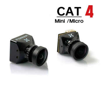 Foxeer Cat4  Mini/Micro Cat 4 Night Flight 1200TVL StarLight FPV Camera  0.0001lux 1/3'' Sensor 16:9 4:3 P/N Switchable for FPV