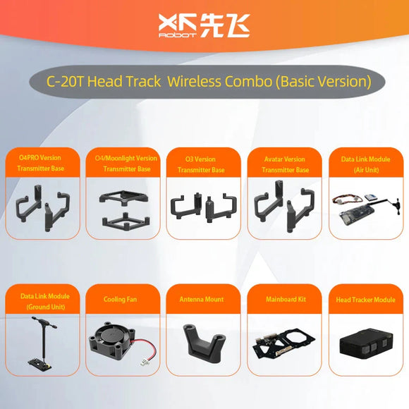 XF Robot Headtracker Module FPV Three Axis Module PPM/UART Output For DJI O3/DJI Vista/Caddx Avatar/Moomlight VTX RC FPV Drone