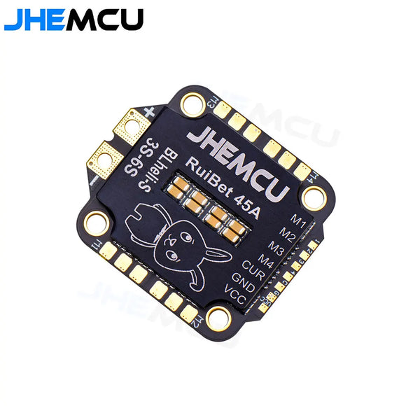 JHEMCU RuiBet 45A/55A ESC Bluejay Dshot600 4in1 Brushless ESC 3-6S 30.5X30.5 M4 for RC FPV Freestyle Flight Controller Drone