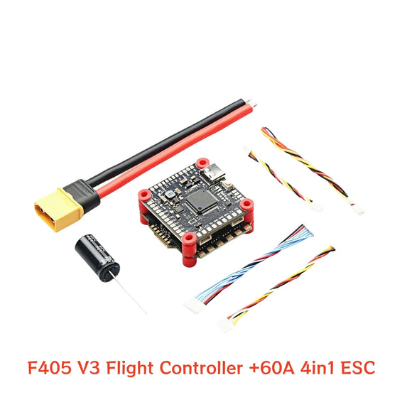 XFlight Hobby F405 V3 Flight Controller BLS 4-in-1 50/60A ESC FC Stack Support BetaFlight/INAV For RC FPV Drone Plane Quadcopter