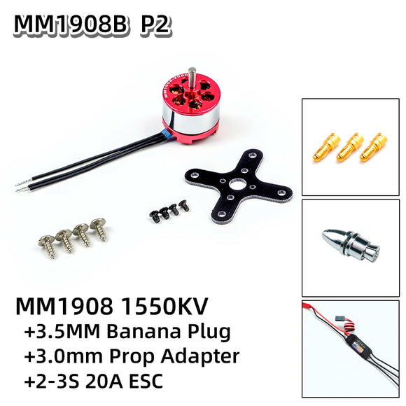 C20 1908 2050KV 1550KV 3.0mm Welle Brushless Außenläufermotor Brushless Motor für RC Flugzeug Flugmodell Multicopter