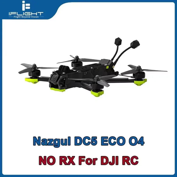 iFlight Nazgul DC5 ECO O4 6S HD Drone BNF con O4 Air Unit Pro / BLITZ ATF435 E55S Stack per quadricottero cinematografico FPV freestyle