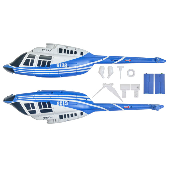 RC ERA C138 Bell 206 RC Helicopter Spare Parts Accessories Body Shell Cover Spindle Blade Main Board Motor Bearing Gear Servo image 6