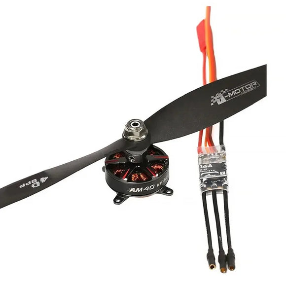 T-Motor T-Motor BPP-4D pro Combo (Am40 brushless motor Poff3p 16A ESC jett8542 prop) for Rigid Wing Drone - Motors at ZoneFPV