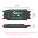 Nouveau moteur brushless QX-MOTOR 64mm EDF CW CCW ventilateur 12 pales Utiliser ESC 60A 80A pour hélicoptère RC Jet Quadricoptère pièces de drone multiaxe-8