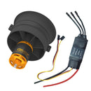 Nouveau moteur brushless QX-MOTOR 64mm EDF CW CCW ventilateur 12 pales Utiliser ESC 60A 80A pour hélicoptère RC Jet Quadricoptère pièces de drone multiaxe-3