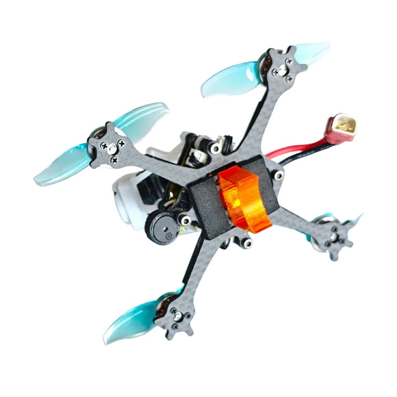 Velociraptor Kit de marco de 2 pulgadas (90 mm) / 3 pulgadas (116 mm) 1S 2S compatible con la unidad O4 Lite Air Digit Sistema aéreo para drones de carreras FPV