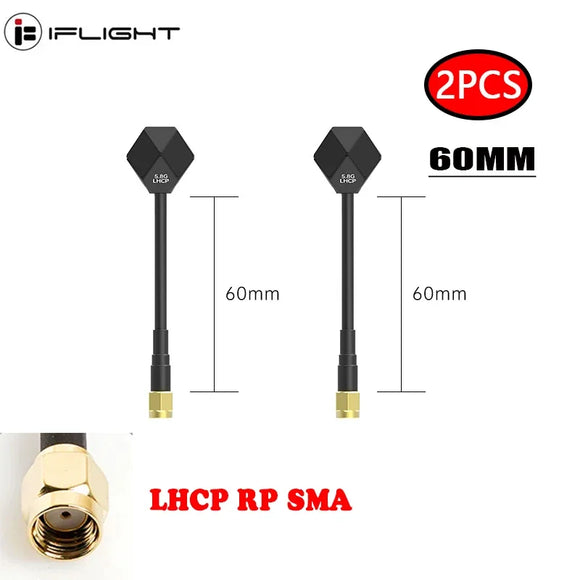 2PCS iFlight Albatross V2 5.8GHz LHCP RPSMA  RHCP SMA FPV Antenna 100mm for FPV RC Drone Parts