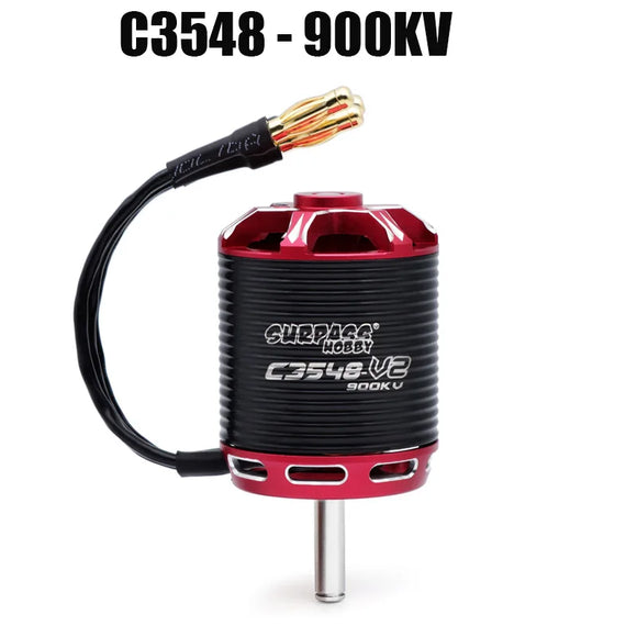 SURPASS HOBBY Motor sin escobillas 2-5S C3530 C3536 C3542 C3548 V2 para aviones RC, multicópteros y motores outrunner sin escobillas