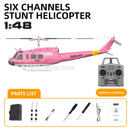 RC ERA C032 UH1 Huey Weathered Marine 6ch RC Helicopter with Optical Flow TOF Auto Stabilized Remote Control Hobby Toys for Boy