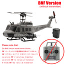RC ERA C032 UH1 Huey Weathered Marine 6ch RC Helicopter with Optical Flow TOF Auto Stabilized Remote Control Hobby Toys for Boy