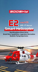 New Goosky E2 Gps 1/35 Rc Helicopter Dual Brushless Motor Tof Flight Control System Bnf/Rtf Remote Control Helicopter Toy Gift image 2