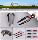 Mayatech 8MM Package for sale model aircraft metal folding propeller + folding nylon propeller fixed wing propeller clamp seat-8