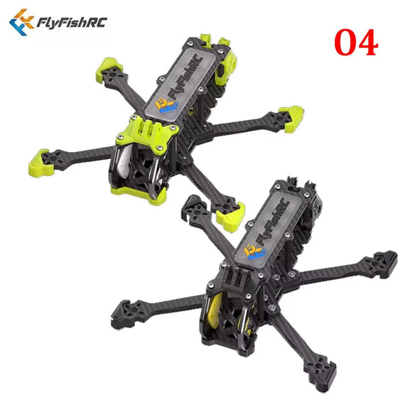 FlyFishRC Volador VX3 VX3.5 O4 FPV Frame 3inch 3.5inch Compatible with O4 Air Unit For FPV RC Freestyle Quadcopter Kit