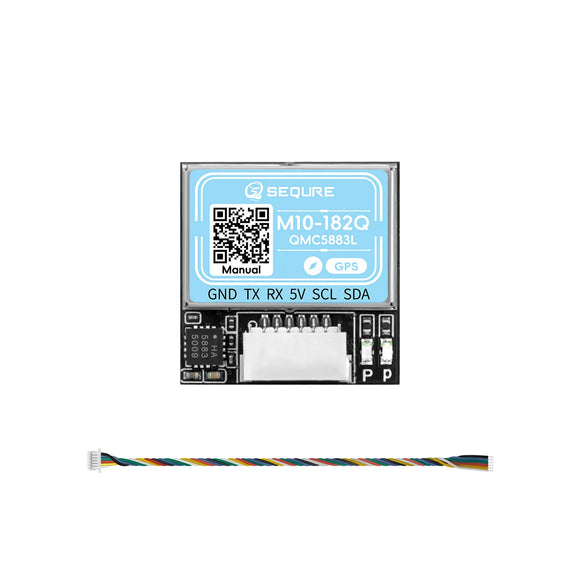 SEQURE M10 Second-generation GPS Fast Positioning Betaflight INVA Ardupilot Fixed-wing Racing Drone FPV Return QMC5883 Compass