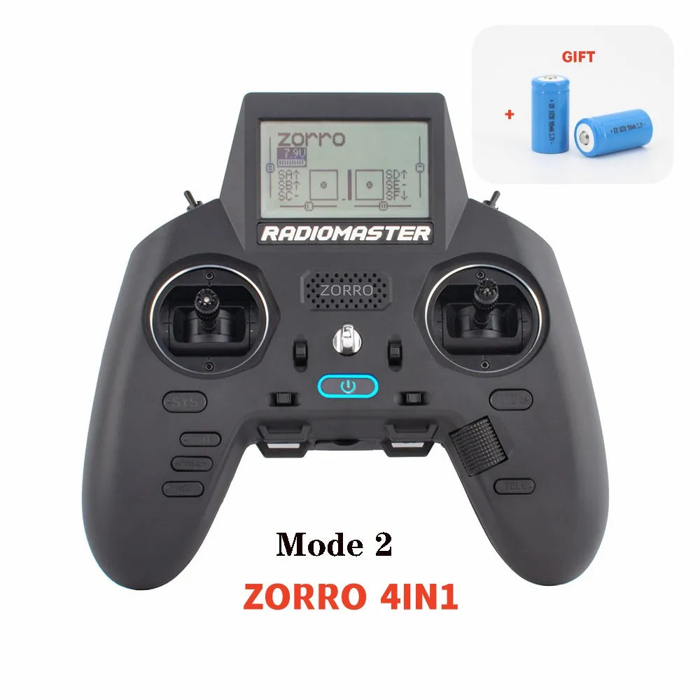 RadioMaster Zorro ELRS 2.4GHz CC2500 JP4IN1 Hall Gimbal Transmitter ...