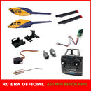 Original Spare Parts for A60 Mini Bell 206 Helicopter -Main Blade Rotor Head Servo Motor Flight Control Board Transmitter