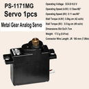 JX PS-1171MG PDI-1171MG 17 г 3,5 кг Металлические шестерни Микросервоприводы для радиоуправляемых гусеничных автомобилей, самолетов, лодок, роботов, вертолетов, дронов. Аксессуары-7