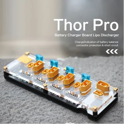 HGLRC HGLRC Thor PRO LIPO Battery Balancer Charger Board 40A XT60 XT30 2-6S LIPO Charger for IMAX B6 ISDT Q6 Nano Reward6 Pro P6 - Power Cables at ZoneFPV