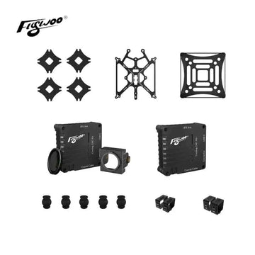 FLYWOO Flytimes 85 O4 Cooling CNC Kit/Top Plate/Battery TPU/Sponge pad/VTX Bracket Frame Parts Collection Accessories RC