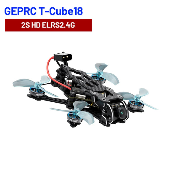 GEPRC T-Cube18 1-2S Analog ELRS2.4G / HD O4 Elrs 2.4G 1.8Inch FPV Quadcopter TAKER F411-12A Mini RC Quadcopter Freestyle Drones