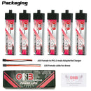 GAONENG GNB 550mAh 1S 3.8V 100C 200C HV Lipo Battery With A30 Connector For RC FPV Drone DIY Plug VS BETAFPV BT2.0 450mAh 1S-8