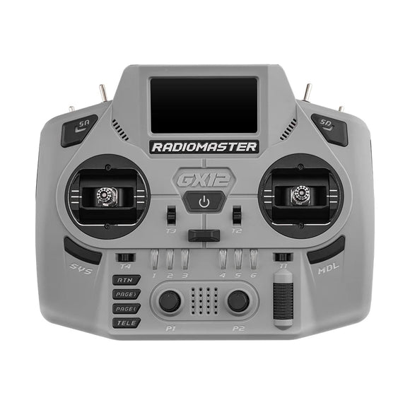 Radiomaster GX12 Crush 1000HZ 3D Digital CNC Hall Gimbal Dual Band Antenna emini XROSSBAND EXpressLRS Radio Controller