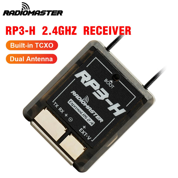 Radiomaster RP3-H 2.4GHz Receiver Dual Antenna Compatible With NEXUS Heli Flight Controller