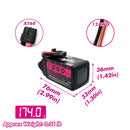 2PCS CNHL 4S 14.8V Lipo Battery 1500mah 130C with XT60 Plug For RC FPV Helicopter Airplane Drone Racing