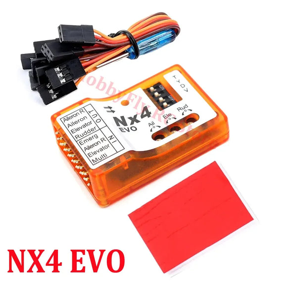 ZMR NX4 PRO EVO Flight Controller 3D Flight Gyroscope Balance For Fixed-wing Aircraft Support Rate/Hold/Gyro Off Mode