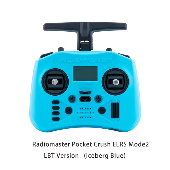 Radiomaster Pocket Crush 2.4GHz ELRS Hall Gimbal Transmitter Remote Control Portable Lightweight Foldable Antenna