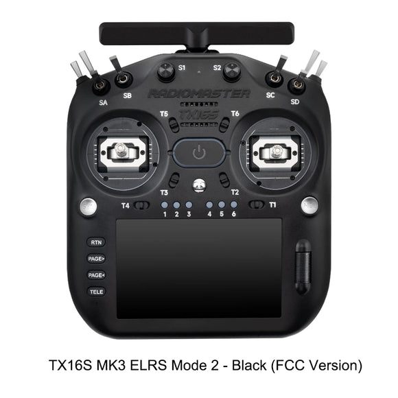 RadioMaster TX16S MK3 Dual-band Gemini V6 Hall Gimbal 5 inch IPS Touchscreen EdgeTX ExpressLRS Radio Controller