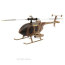 RC ERA C184 MD500 Scale 4CH Flybarless Optical Flow Gyro Stabilized RC Helicopter Remote Control Toys - Sand Yellow Livery