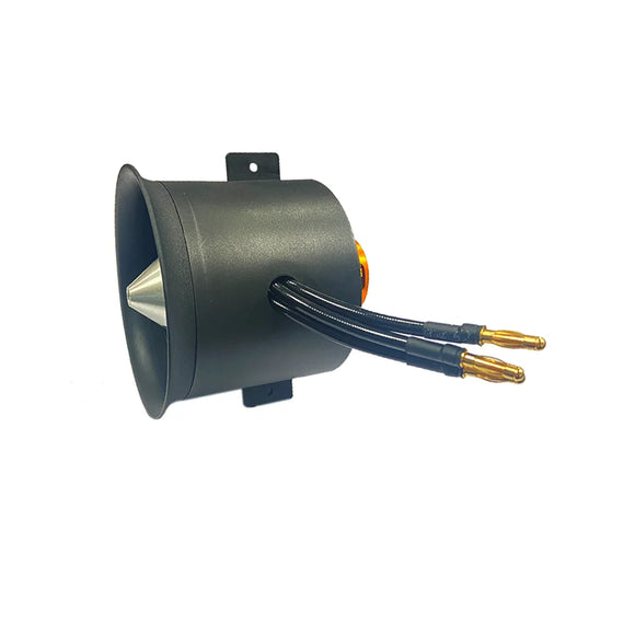 QX-MOTOR Ventola intubata da 70 mm a 12 pale EDF con motore brushless 6S, utilizza ESC da 100 A, adatta per jet, elicotteri, droni e parti ad ala fissa