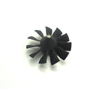 Dobofo Ventola elettrica intubata Storm EDF da 64 mm a 11 pale, accessori per motori a reazione per aeromodelli 3s 3900kv 3s/4s 3500kv-5