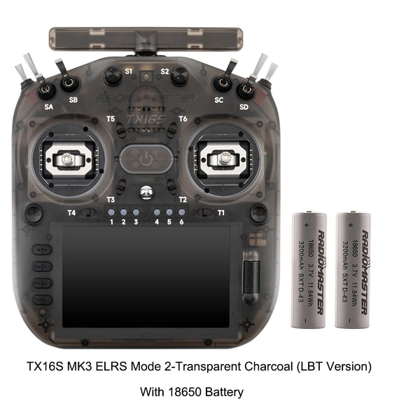 RadioMaster TX16S MK3 Dual-band Gemini V6 Hall Gimbal 5 inch IPS Touchscreen EdgeTX ExpressLRS Radio Controller