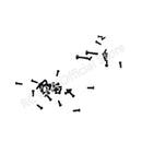 Original Spare Parts for A60 Mini Bell 206 Helicopter -Main Blade Rotor Head Servo Motor Flight Control Board Transmitter