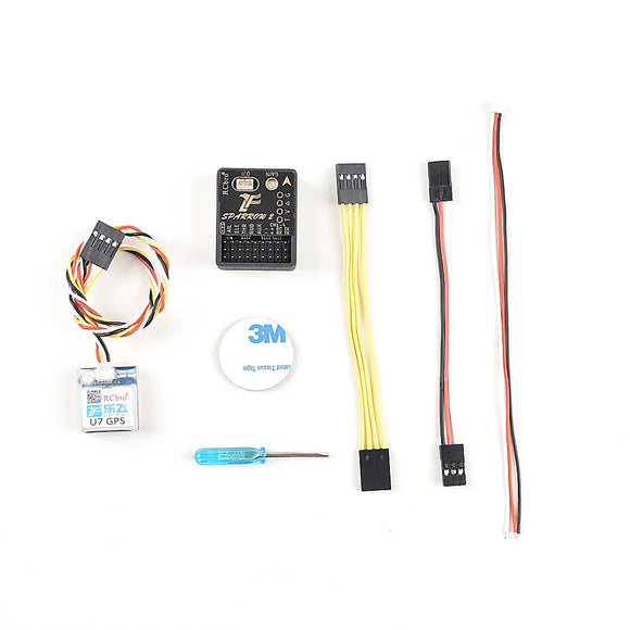 Lefei V2 Sparrow 6-Axis Return Home Stabilization with GPS Module Gyroscope Flight Controller for Air Unit FPV RC Airplanes Part
